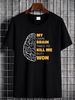 Brain Cancer Aneurysm Consciousness Men's Cotton T-Shirt Comfortable Graphic Casual Homme Fashion Breathable Top For Everyday Wear_viptrois.com