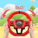 Mother & Kids Interactive Kids Steering Wheel Toy With 360° Rotation Realistic Sound Effects Strong Cups Fun Driving Simulation Traffic Learning Game_viptrois.com