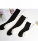 jk Calf Socks, Women's Cotton Long Socks, Black Slimming College Style High Socks_viptrois.com