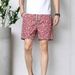 Men's Summer Fashion Printed Shorts Trendy Brand Design Unique Style Sporty And Casual Four Quarter Length Pants_viptrois.com