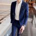 Slim Fit Men's Suit Set - Lightweight Business Casual Blazer & Trousers For Wedding, Office & Formal Occasions_viptrois.com
