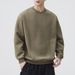 Japanese Retro Autumn New Men's Patchwork Design Long Sleeve Sweatshirt Loose Versatile Trendy Round Neck Casual Solid_viptrois.com