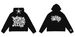 Unisex Streetwear Hoodie With Star & Letter Print – Zip-Up Oversized Pullover For Men/Women | Trendy Graphic Sweatshirt (Black/White/Grey/Cream)_viptrois.com