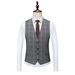 Men's clothing Plaid Three-piece Suit Suit Men's Casual Suit Groom's Groomsmen's Dress_viptrois.com