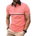 Men's Clothing Summer Polo Shirt Pull On Men's Muscle Sports Short Sleeved Polo Shirt_viptrois.com