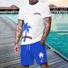 Men's Clothing New Short Sleeved Suit Summer Men's Short Sleeved Shorts Loose Casual Suit_viptrois.com