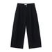 Men's Clothing Straight Leg Wide Leg Casual Pants High End Solid Color Versatile Dress Pants Pure Cotton Flowy Suits & Blazers_viptrois.com