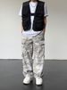 Streetwear Fashion Men Camouflage Cargo Pants Multi-pocket Hip Hop Male Clothing Loose Sports Aesthetic Tactical Wide Trousers_viptrois.com