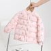 Children's Clothing Girls And Children's New Round Neck Thick Padded Outerwear Warm Padded Jacket_viptrois.com