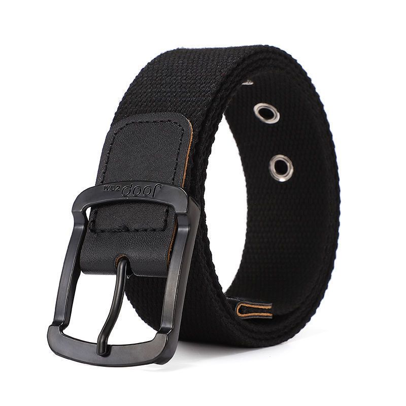 Men's and women's buck woven canvas casual work pans student jeans outdoor belt_viptrois.com