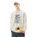Tie Dye Hoodie Spring And Autumn New Style American Design Sense Men's Long Sleeved Inner Bottom Shirt_viptrois.com