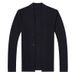 1 Fashionable Middle-aged Men's Commuting Casual Spring And Autumn Knitted Thick Cardigan Sweater Straight Loose Coat_viptrois.com
