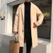 Loom Loom Shanlida Di 2025 New Autumn And Winter Mid-Length Trench Coat, Loose Wool Coat For Men, Plus Size_viptrois.com