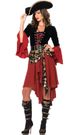 Pirates Of The Caribbean Costume Halloween Queen Gold Skull Adult Luxurious Stage Cosplay Pirate Outfit_viptrois.com
