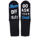 Mid-tube socks Creative cotton socks sole letter two-color non-slip adhesive floor socks_viptrois.com