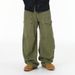 Men's Cargo Pants – Streetwear Vintage, 100% Cotton, Multi-Pocket & Wide-Leg Design (Black/Army Green/Khaki/Charcoal, S-XL)_viptrois.com