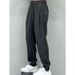 New Drape Ice Silk Nine-inch Casual Pants For Men, Summer Straight-leg Loose Wide-leg Pants, Trendy Brand Sports Pants_viptrois.com
