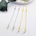 Eyeglass High-End Eyewear Accessories Pearl Metal Ins Mask Chain_viptrois.com