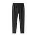 Men's Summer Sports Pants - Ultra-Thin Breathable Ice Silk Joggers With High Elasticity & Loose Fit For Casual Wear_viptrois.com