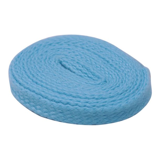 Shoelace 7mm Wide Flat Solid Color Terylene Ribbon Twill Thickened_viptrois.com