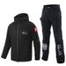 Men's 3-in-1 Water-Resistant Fishing Jacket Set With Fleece Lining - Winter Outdoor Thermal Windproof Coat & Pants_viptrois.com