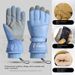 Unisex Winter Ski Gloves - Thermal Insulated, Windproof & Waterproof Touchscreen Compatible For Outdoor Sports & Couples_viptrois.com