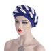 New Ladies Fashion Color Matching Double Braided Turban Hat Headscarf Hat Factory Stock_viptrois.com