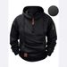 2024 New Spring And Autumn Men's Hoodie Zipper Multi-Pocket Pullover Sports Casual Sweatshirt_viptrois.com