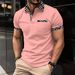 2025 Summer New Men's Fashion Slim And Comfortable Shirt Chest Pocket Lapel Button Business Color Match Casual Breathable T-shirt_viptrois.com
