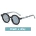 Kids'sunglasses Jelly colored round frame sunglasses for kids Cute trend sunglasses for kids sunglasses_viptrois.com