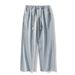 Men's Washed Wide-Leg Jeans – Streetwear Essential, Spring/Summer Loose Straight Fit Denim Pants In Vintage Wash_viptrois.com