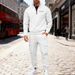 Men's Large Size Velvet Sweatshirt With Half Zipper Stand Collar Solid Color Casual Pullover For Workwear Trousers Suit_viptrois.com