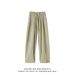 Men's Lightweight Ice Silk Pants Summer Casual Loose Fit Wide Leg Sweatpants Three Dimensional Cut American Style_viptrois.com