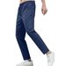 Summer Men's Light Sports Casual Pants Breathable Midweight Polyester Straight Leg Mid Waist Machine Washable_viptrois.com