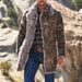 Men's Autumn And Winter Fur And Leather One Piece Two Tone Leather Two Tone Fur Single Breasted Lapel Mid Length Men's Coat_viptrois.com