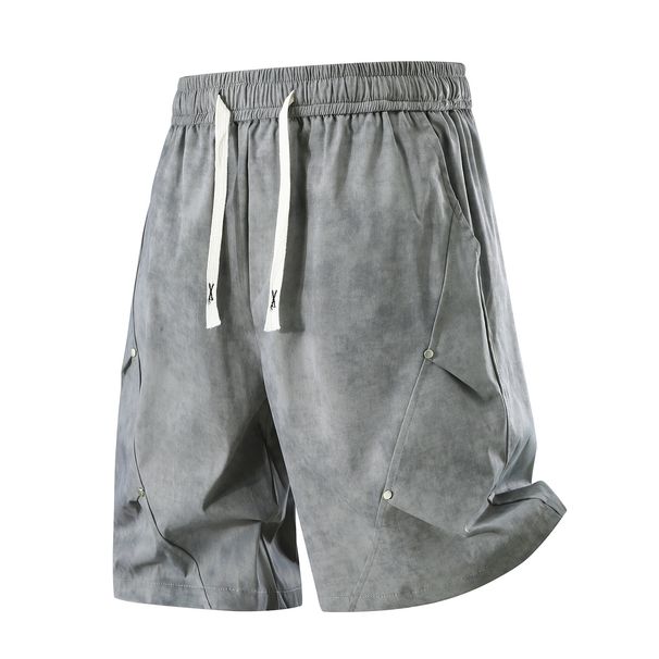 Men's Clothing Men's Style High Street Loose Fit Cargo Shorts Versatile Straight Leg Casual Mid Length Trendy Five Point Wide Leg_viptrois.com