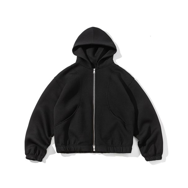 Japanese Style Hooded Solid Color Sweatshirt Men 2025 Spring New Vintage Versatile Casual Sports Jacket Trendy_viptrois.com