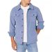 Men's Utility Shirt Jacket - Multi-Pocket Military Style Workwear Coat With Moisture-Wicking Lining - Slim Fit Long Sleeve Stand Collar_viptrois.com