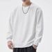 American Style Trendy Brand Pure Cotton Sweatshirt Men's Ins Casual Trend Loose Round Neck Pullover Jacket Long Sleeve_viptrois.com