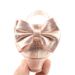 Girls' Baby Heel Bow Crystal Shoes Korean Style Spring New Children's High Heels Silver Performance Leather Shoes Trendy_viptrois.com