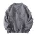 Men’s Chunky Knit Sweater – Oversized Winter Pullover (Unisex, 5 Colors, Soft Polyester Blend, Streetwear Essential)_viptrois.com