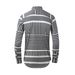 Men's Slim-Fit Long-Sleeve Shirt – Stripe Print, 100% Cotton, Breathable & Stylish_viptrois.com