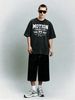Relaxed Heavyweight Washed Checkered Flag Cotton T-Shirt Men's Casual Streetwear Tee_viptrois.com