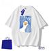 Men's Trendy Short-sleeved T-shirt Men's Summer Thin Breathable Half-sleeved Top Big Goose Loose Trendy T-shirt_viptrois.com