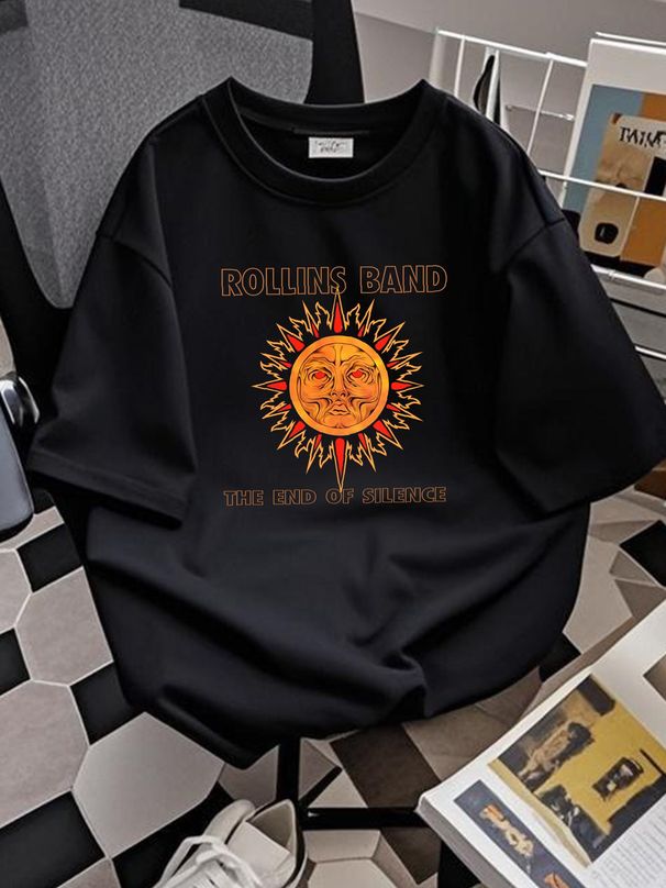 Best Match Rollins The End Of Silence T-Shirt Man Wo Size S To 5XL Stretched Fashion Soft Unisex Top For Everyday Wear Slightly Homme_viptrois.com