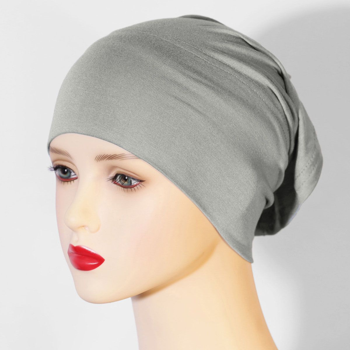 Premium Mercerized Cotton Hijab Cap – Non-Pilling & Fade-Resistant Undercap (Breathable Elastic Headscarf Liner For Women, Soft & Durable)_viptrois.com