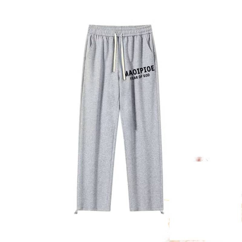 Heavyweight Fleece Joggers High-Street Leg Pants With Adjustable Cuffs For Urban Movement (Winter-Ready Streetwear With Reinforced Stitching)_viptrois.com