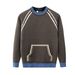 Men's Clothing Design contrast color fashion sweater men's cool knitted sweater autumn and winter new men's inner bottoming shirt_viptrois.com