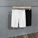 Men's Clothing Pants Drape Summer Thin Ice Silk Suit Shorts Loose Trousers_viptrois.com