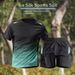 Men's Clothing Quick Drying Sports Suit Men's Fitness Summer Ice Silk Short Sleeved Shorts T Shirt Running Clothes_viptrois.com